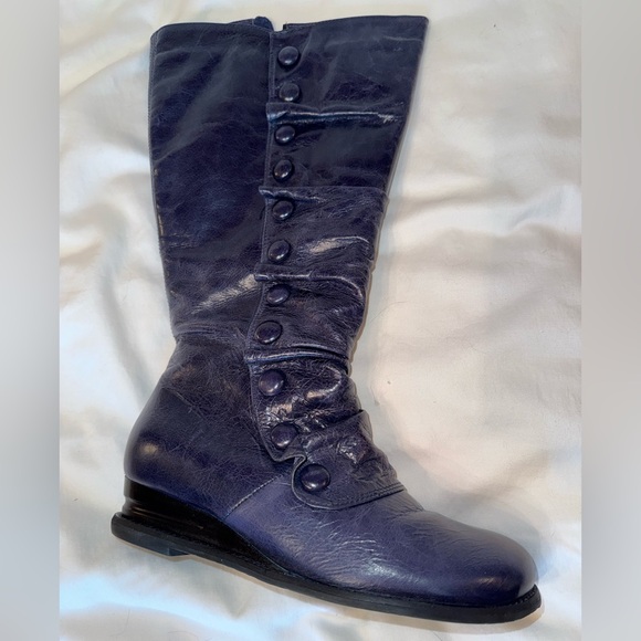 Miz Mooz Bobbie Midnight Blue Wide Calf Boot • size 8.5 US - Picture 9 of 15